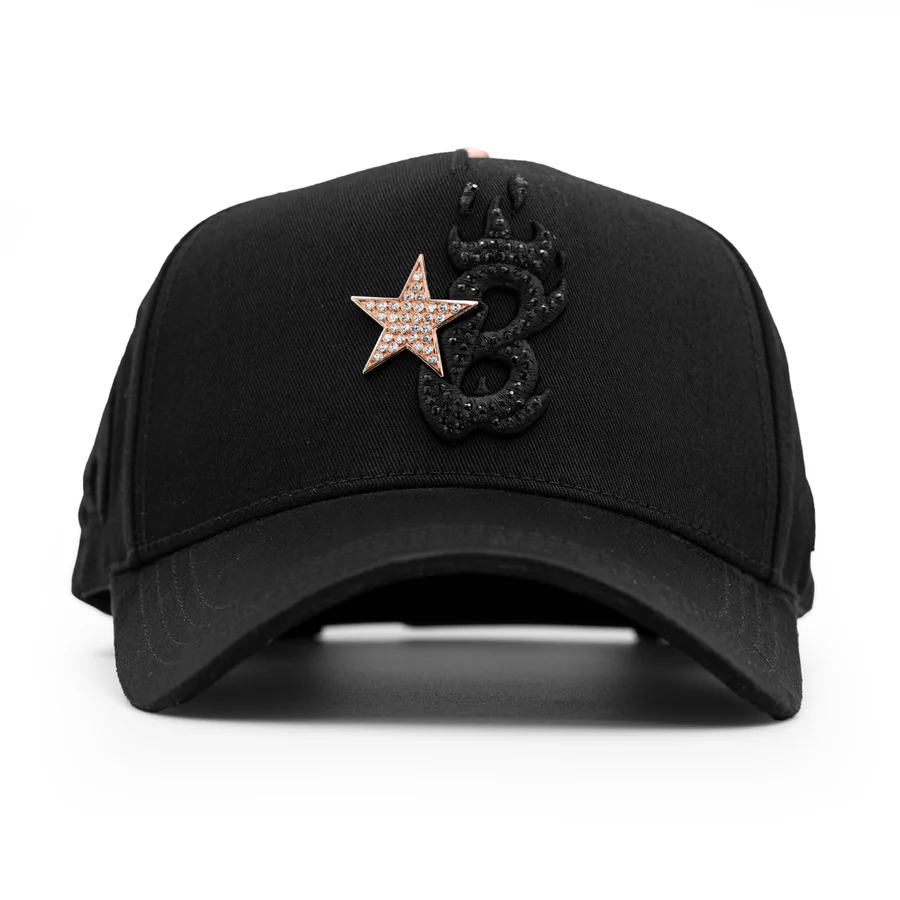 Gorra Estrella Oro Rosa