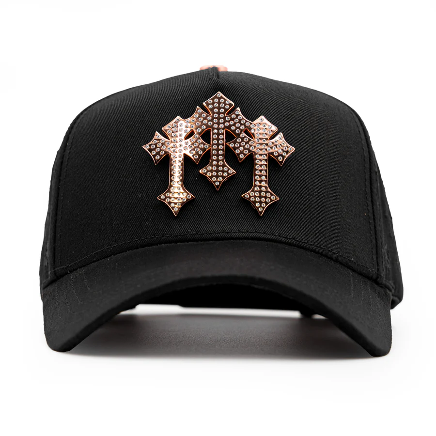 Gorra Triple Cruz Adornada