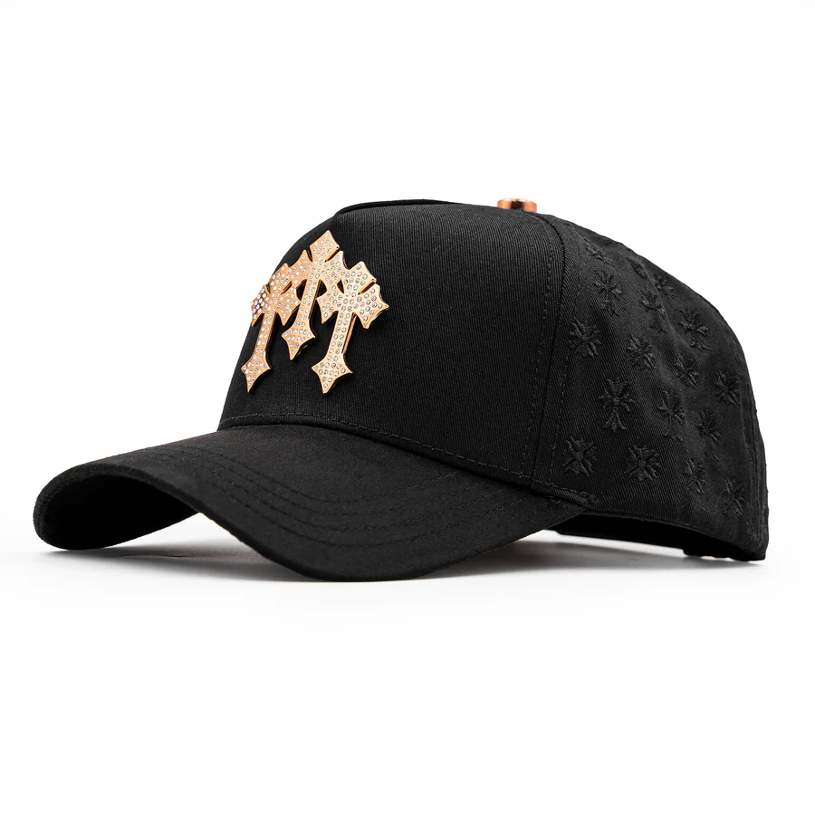 Gorra Triple Cruz Adornada