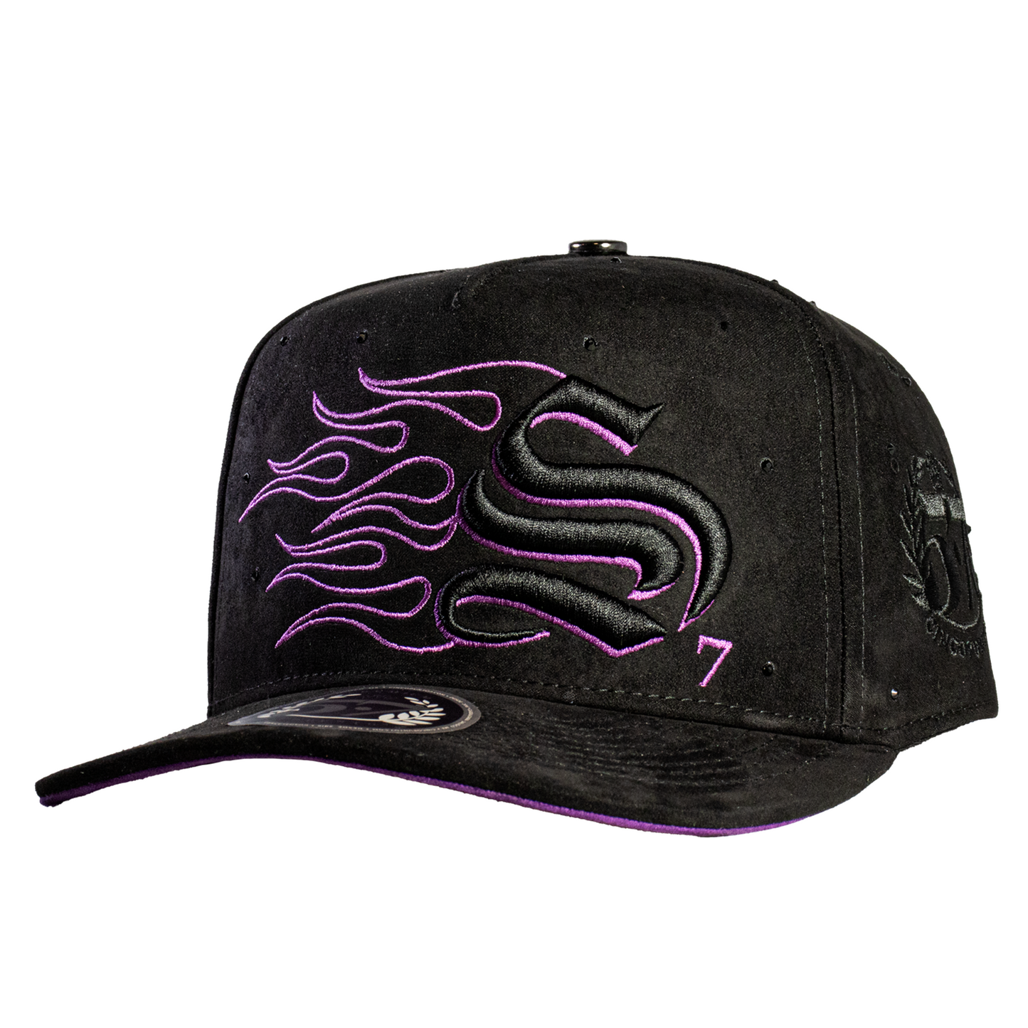 Tapa de diamante S7 Fire - Negro Púrpura
