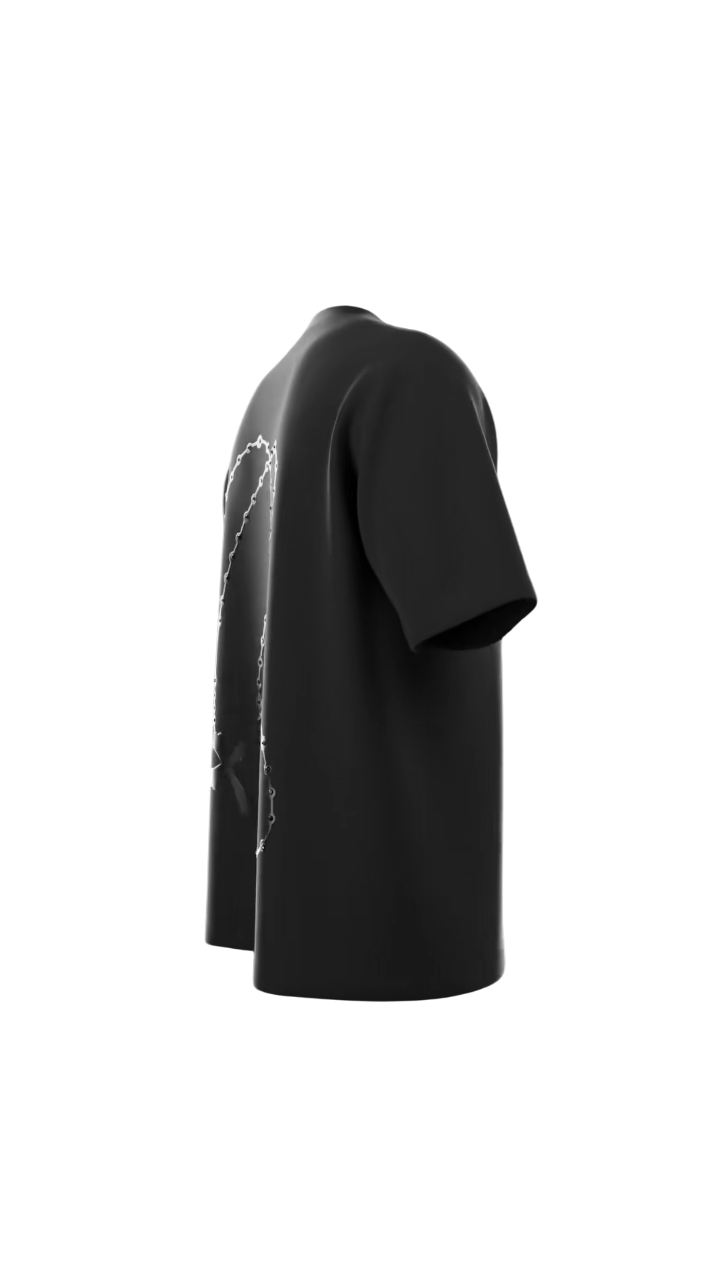 Camiseta con cadena cruzada mística 14-14