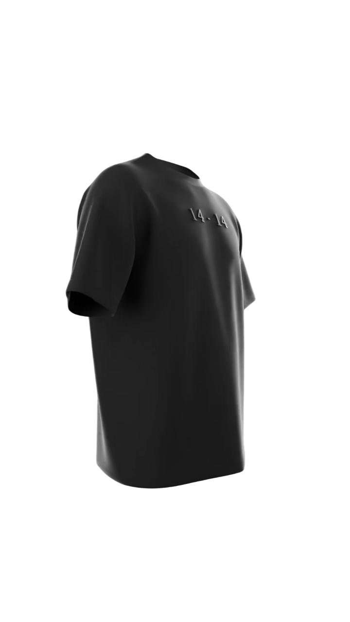 Camiseta con cadena cruzada mística 14-14