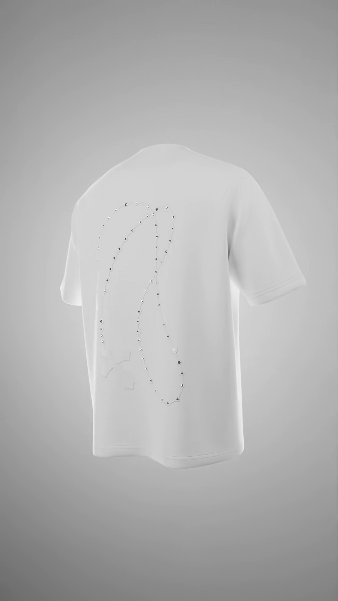 Camiseta con cadena cruzada mística 14-14