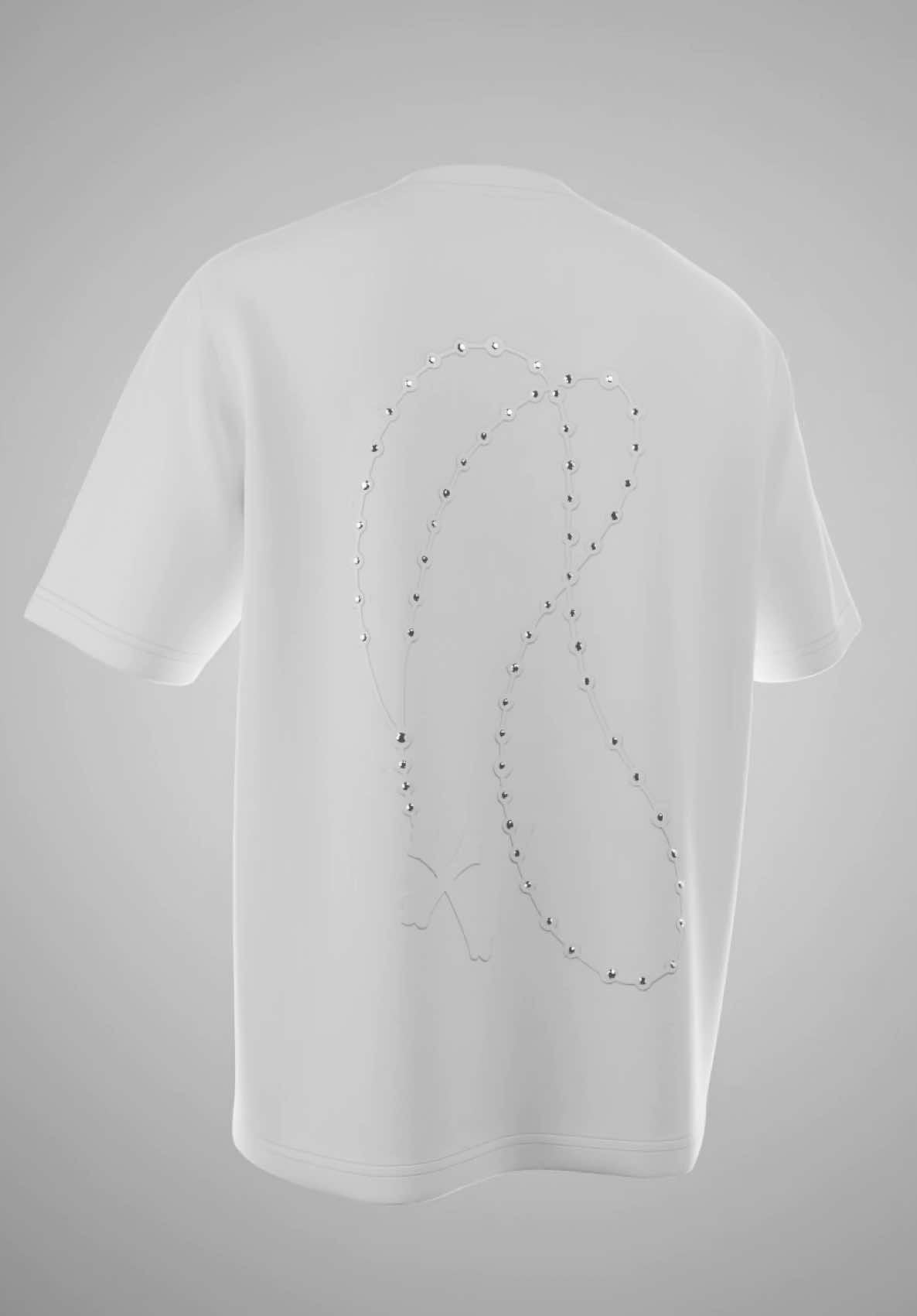 Camiseta con cadena cruzada mística 14-14
