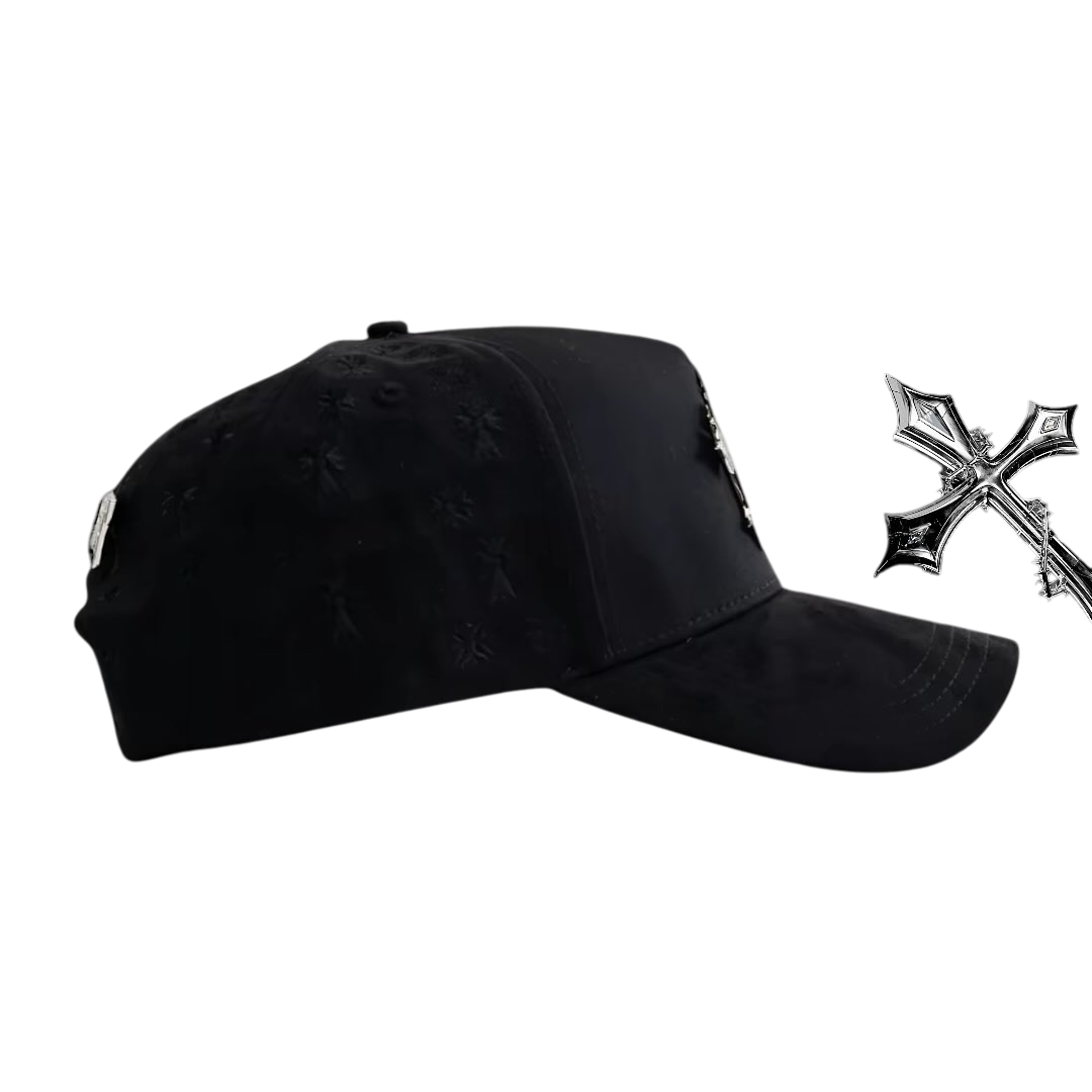 Gorra Triple Cruz Adornada