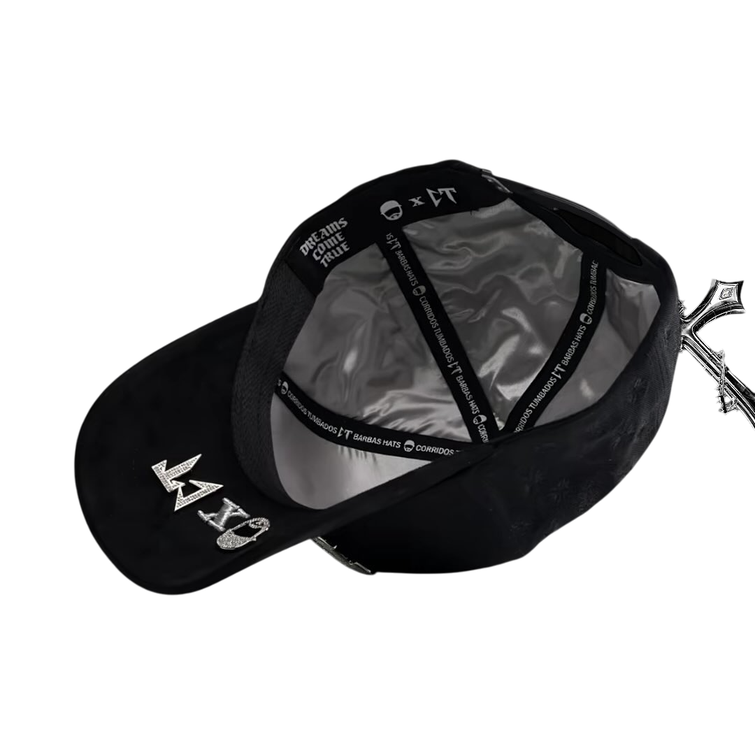 Gorra Triple Cruz Adornada