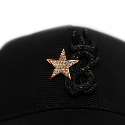 Gorra Estrella Oro Rosa
