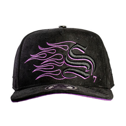 Tapa de diamante S7 Fire - Negro Púrpura