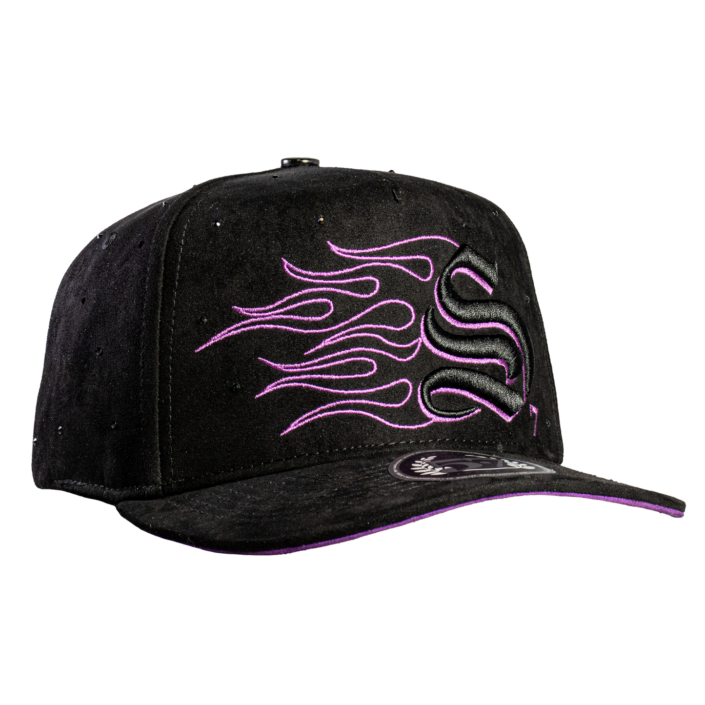 Tapa de diamante S7 Fire - Negro Púrpura
