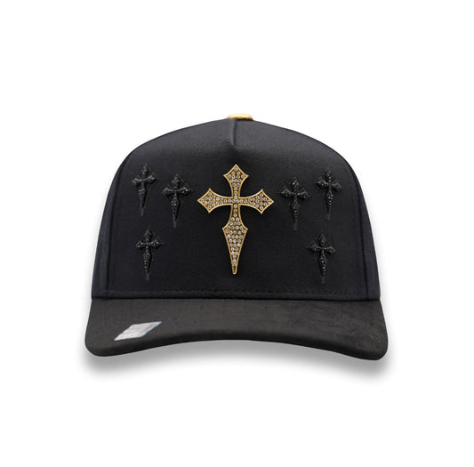 Gorra con Cruz de Diamantes