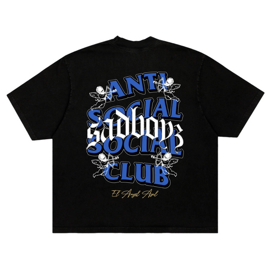 World Beat Tee-Blue